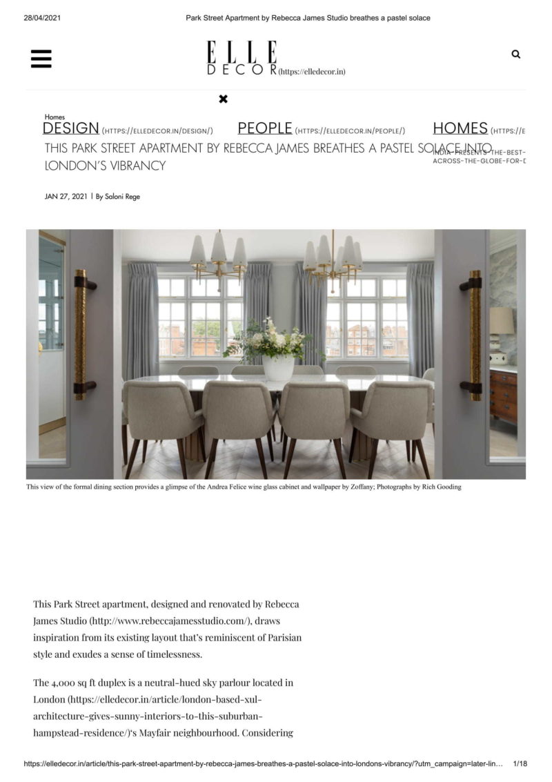 Park Street Apartment By Rebecca James Studio Breathes A Pastel Solace 1 1